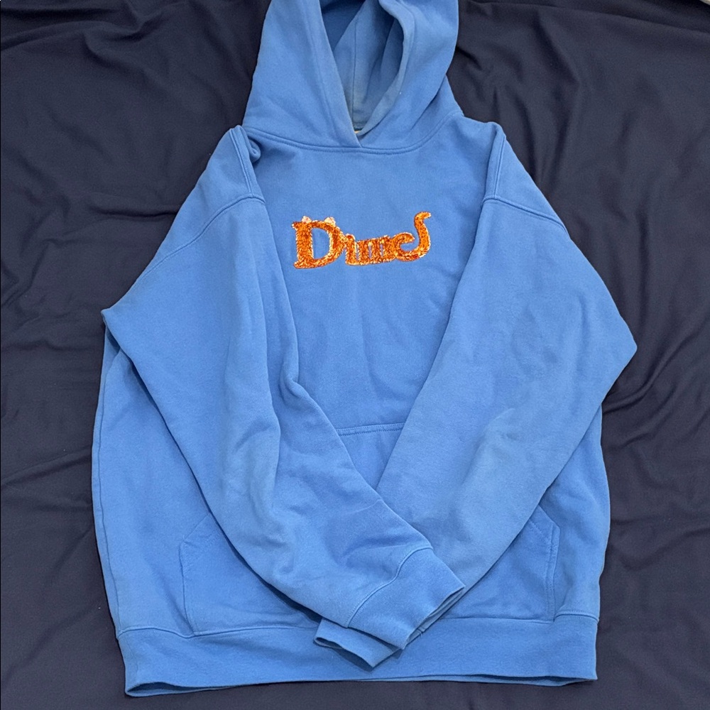 Dime Blue Men's Hoodie
